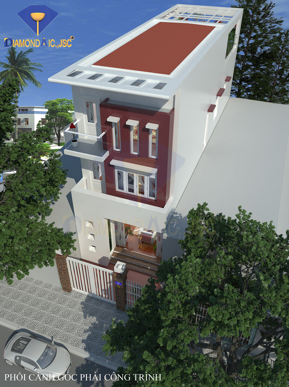 Design exterior housing for Mr. Duc and Ms. Lien