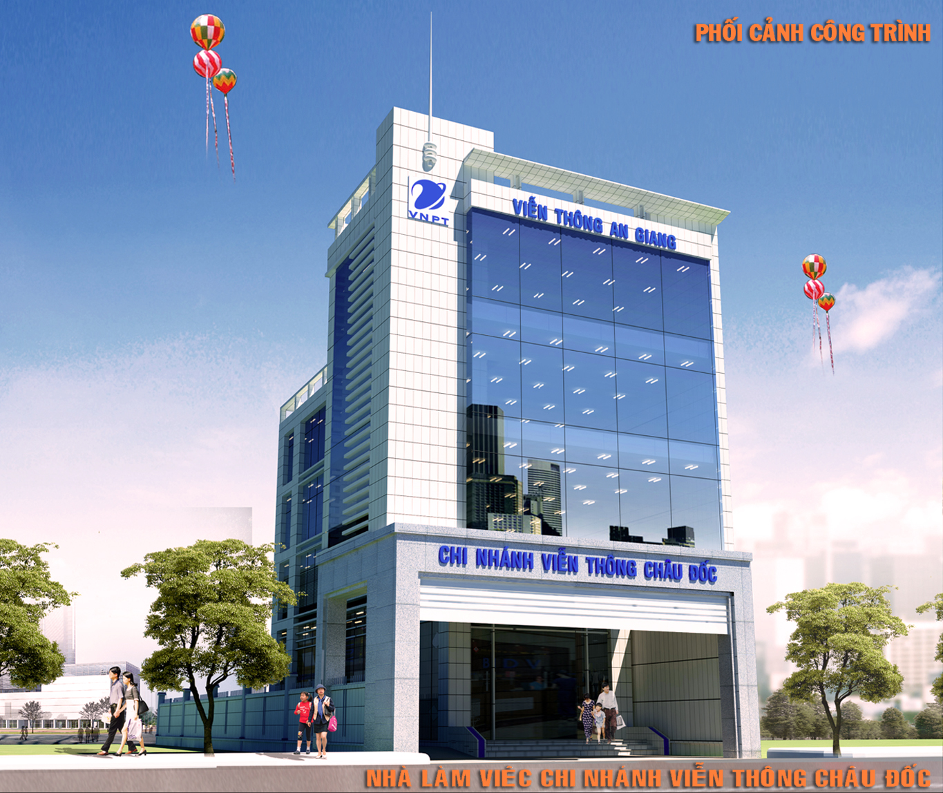 The work VNPT branch Chau Doc, An Giang